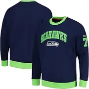 Tommy Hilfiger Men's NFL Reese Raglan Tri-Blend Pullover Sweatshirt
