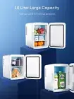 10/8L Mini Fridge TableTop Electric Cooler Warmer AU Portable Ice Box Office Car