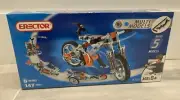 ERECTOR Set #3501 Multi Model 147 Parts - BIKE Helicopter CRANE - NEW SEALED
