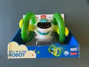 Hap-P-Kid Little Learner Roll and Glow Robot Kids Toy Baby Toy 12M+ New (D)
