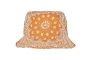 Flexfit Unisex Adult Bandana Printed Bucket Hat (Orange) (One Size)
