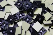 100 PCS ADHESIVE CABLE TIE MOUNT CLIP 3/4 INCH .75 ZIP TIE HOLDER WALL CTM34