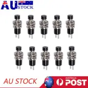10 Pcs Mini Momentary ON/OFF Locking Latching Push Button Car/Boat Switch AU