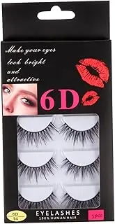 VICASKY 5 Pairs Handmade Hair False Eyelashes Natural Cross Design for Chic Eye Makeup for Weddings Parties and Daily Use Soft and Reusable Eyelash Multipack