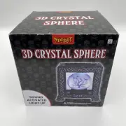 Spirit Halloween Exclusive Sound Activated Light-Up 3D Crystal Sphere 5.75" x 6"