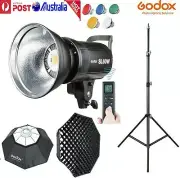 Godox SL-60W LED Video Studio Licht Fotolampe Kit + 95cm Softbox Grid +2M Stand