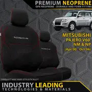 Mitsubishi Pajero V60 - GP6 Premium Neoprene 2x Front Seat Covers (Made to Order)