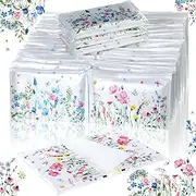 Fourluoo 50 Pcs Pocket Tissues Travel Packs Travel Tissues Wallet Facial Tissues Pack Tissue Pocket Size Tissue Packs for Travel Wedding Party Supplies