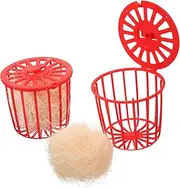 GRIRIW 2Pcs Bird Nesting Bowl for Hatching Durable Basin with Natural Textures Breeding Nest for Parrots and Birds Engaging Shelter for Pet Birds Cages