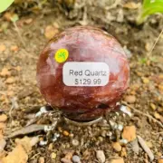 Red Quartz / astarte Crystal Sphere