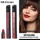 Waterproof 5 Colors Lipstick Set Matte Lipstick Soft Mist Lip Tint Pigment Lips