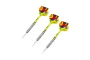 Unicorn Flair Tungsten Darts Set (Pack of 3) (Yellow/Multicoloured) - UTRD3367
