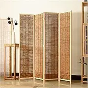 Hanging Room Divider, Hanging Room Divider Folding Room Screen Divider,Solid Wood Frame Privacy Screens,Blackout Bedroom Hotel Partition Screen,Burr-Free Office Partial Partition,2 Sizes