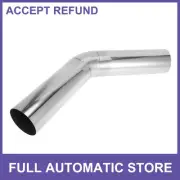 45 Degree Mandrel Exhaust Pipe 3.5" OD 11.81" Length T316 Stainless Steel New