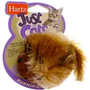 2 Pack Hartz Just For Cats Running Rodent Cat Toy, Catnip Filled, Assorted