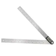 /30cm Digital Angle Finder Protractor Ruler with Data Stainless Steel 12 inch