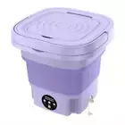 NNETM Portable Mini Washing Machine - Collapsible, 8L Capacity, 3 Sterilizing Mo