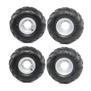 4PC 7" inch ATV 16x8-7 Wheel Tyre 4 Stud Rim 110cc 125cc Quad Dirt bike Go kart