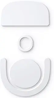 SmoothGlide PTFE Rounded Replacement Mouse Skates Feet for G Pro X 2 Logitech Superlight GPX 2, Ultra-Smooth and Durable, 3M Adhesive, Gaming Mouse White