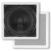 200W 10" In Wall Subwoofer Passive Stereo Audio Speaker Home Theater Cinema