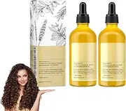 Natural Hair Growth Oil, Essential Oil for Hair Density, Rosemary Oi l for Dry Damaged and Thin Hair (2pcs)