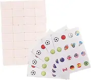 Generic 65 Seaside Game Blocks Set Plastic Mahjong Tiles for Versatile Fun Game for Family Gatherings and Friendly Competitions Enhance and Enjoy Endless Entertainment