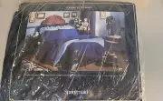 Springmaid Dark Blue Double Fitted Sheet New In Pkg