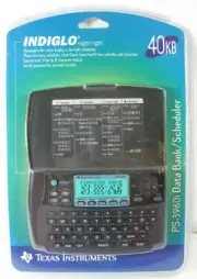 NEW Texas Instruments PS-3960i Data/Bank Scheduler | 40KB | Indiglo Night Light