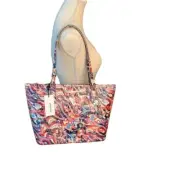 Brahmin Disco Melbourne Medium Asher Croc Embossed Tote NWT