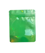 (1000 count) 4x5+2" Green Holographic Mylar Bags