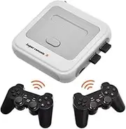 Console X – Built-in 30,000+ Retro Games, 4K HD Video Game Console with Dual Wireless Controllers, Supports PS1/N64/Arcade Classics