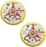 2PCS 6 Inch 150mm Hook and Loop Sander Backing Pad M8 Polishing Backer Plate