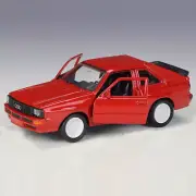 1/36 Audi Sport Quattro Model Car Diecast Metal Toy Cars Pull Back 2 Doors Open