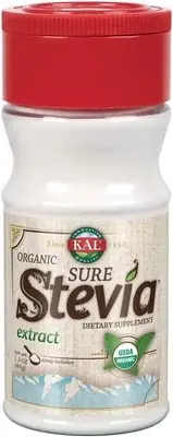 KAL Sure Stevia Extract, Organic Stevia Powder, Low Carb, Zero Calorie Sweetener