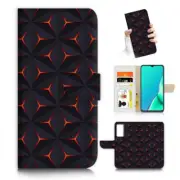 ( For Vivo Y01 ) Wallet Flip Case Cover AJ24530 Abstract Pattern