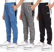 [iXtreme] Boys’ Sweatpants - 3 Pack Active Fleece Jogger Pants with Pockets - Athletic Performance Sweatpants for Boys (8-20)