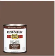 Rust-Oleum Flat Rusty Metal Primer, Stops Rust on Rusted Metal, 32 Fl. Oz.