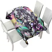 Fantasy Art Owl and Rudicorn Tablecloth