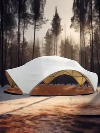 在飛比找Yahoo!奇摩拍賣優惠-天籟帳篷展覽大型蒼穹天幕展會遮陽搭建穹頂帳篷戶外露營聚會團建