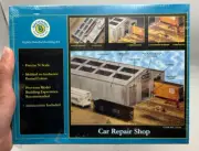 Bachmann N Scale 15159 Car Repair Shop Model Train Trackside Building - Sealed