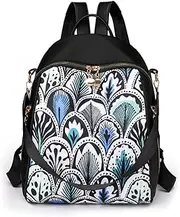 [WIGUYUN] Canvas Handbags and Purses for Women,Convertible Backpack Shoulder Bag Small Casual Tote Purse Daypack
