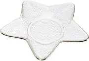 Platters 1Pcs Crystal Dish Storage Container Star Shaped Plate Storage Plate Dish Salad Dish Restaurant Food Plate Practical Food Dish Candy Plate Fruit Dish Dessert Plate