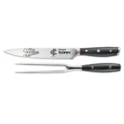 Baccarat iconiX Carving Knife Set AFL Carlton Blues