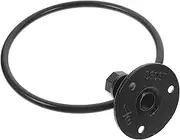 Gatuida Wrought Iron Towel Hanging Ring Towel Hanger Bathroom Towel Holder Towel Rings for Bathrooms Towel Mounted Towel Ring Circular Towel Ring for Bathroom Drying Retro Black