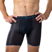 T8 Commandos Mens Running Underwear - Black - XL