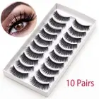 Multilayers Full Strips 3D Mink Hair Natural Long False Eyelashes Wispy