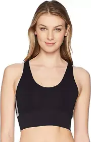 Monreal London 169416 Womens Hi-Tech Yoga Sport Bra Black Size X-Small/Small