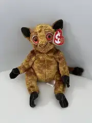 Ty Beanie Babies - Gizmo The Red Eye Lemur 2002 Brand New With Tags -8inch Plush