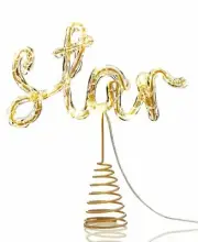 Holiday Lane Led Star Tree Topper New
