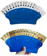 TX GIRL Playing Card Holder Tray Rack Poker Holders Base Lazy Playing Cards Support Poker Clip Organizes Hands for Easy Play Cards Game Party Gifts (Color : 2 Pcs)